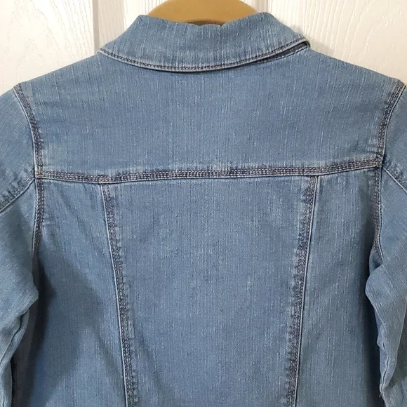Carter's Denim Button Front Jacket Girls Size 12 - Picture 10 of 10